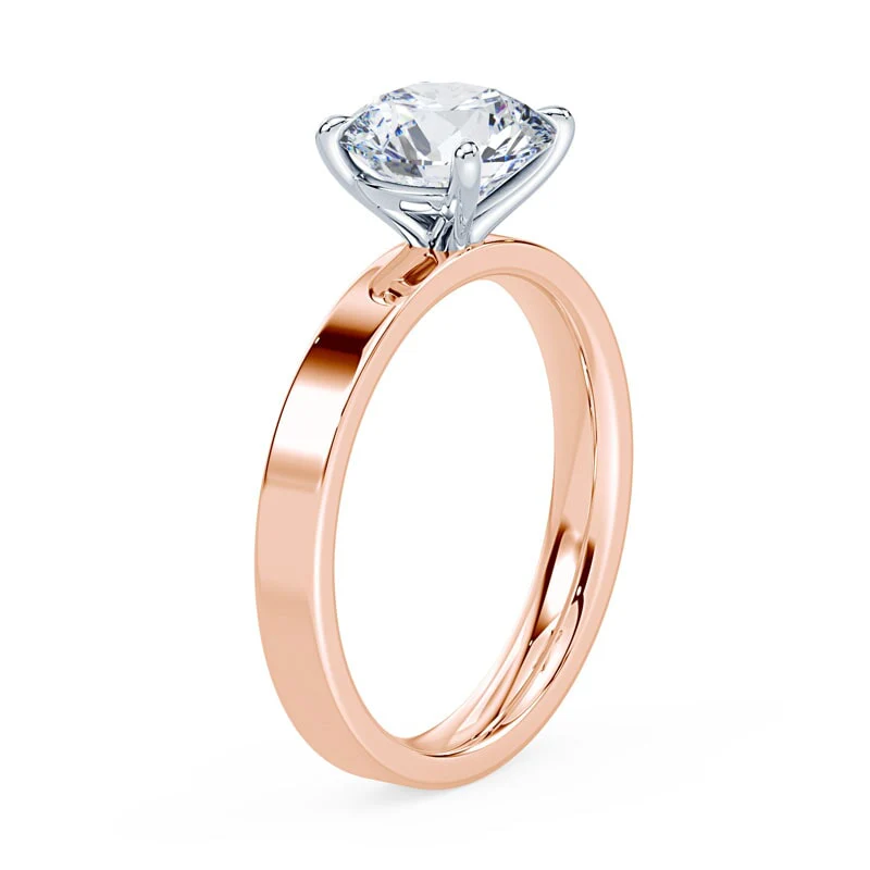 Wide Solitaire Ring - Image 2
