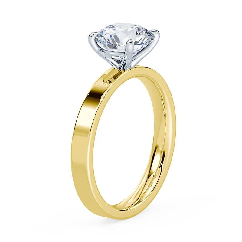 Wide Solitaire Ring - Image 2