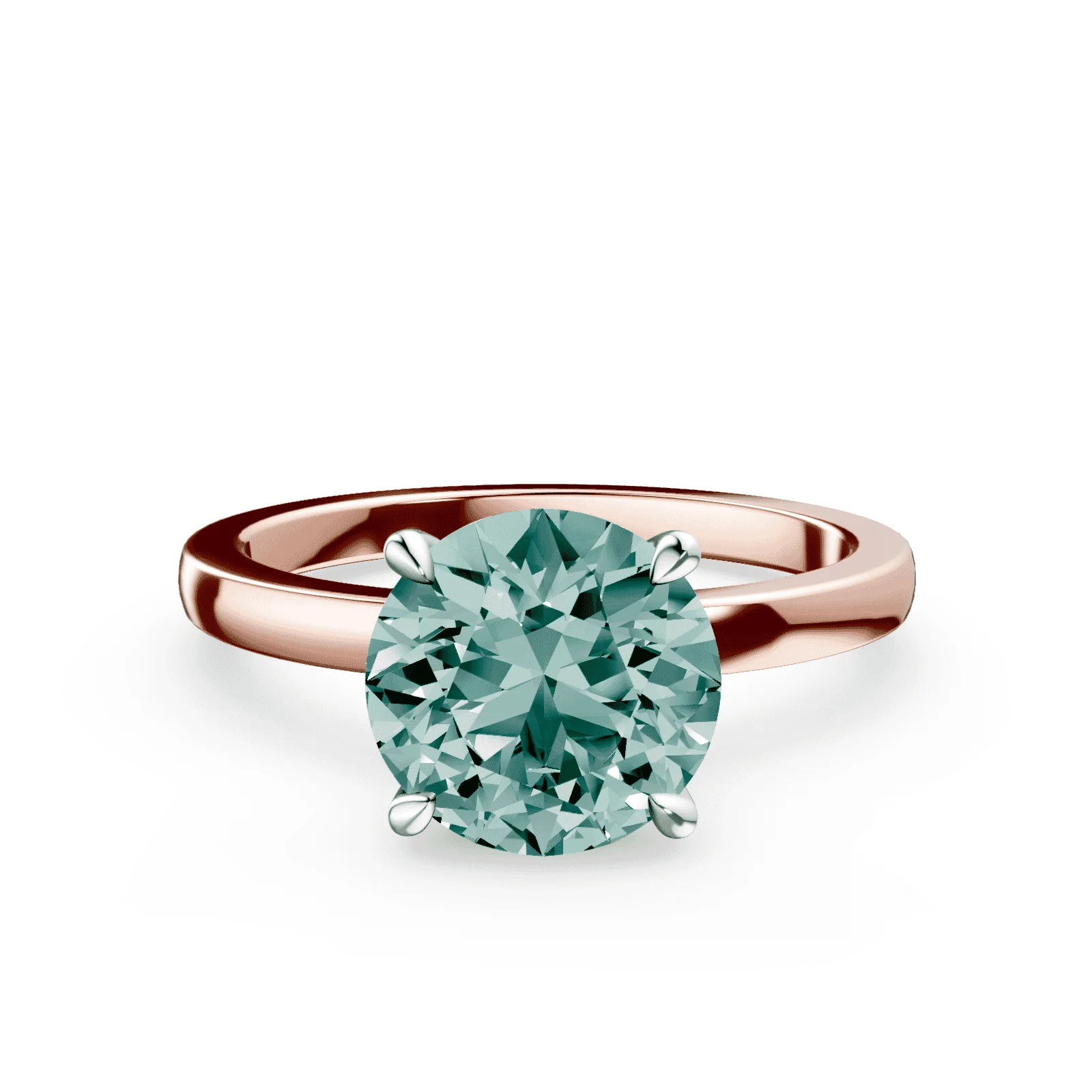 Green Diamond Ring