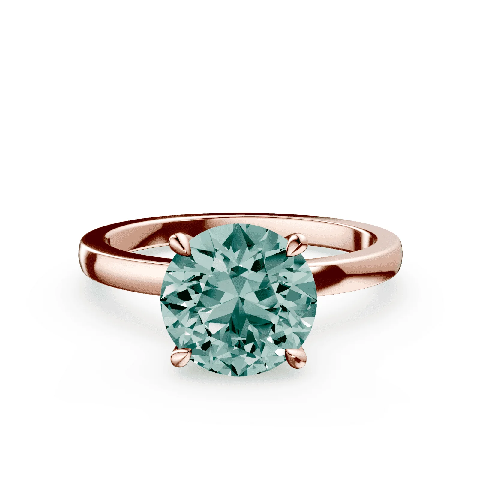 Green Diamond Ring