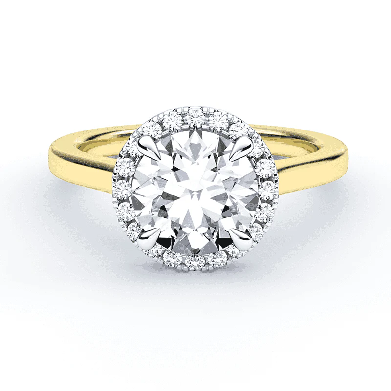 Halo Engagement Ring
