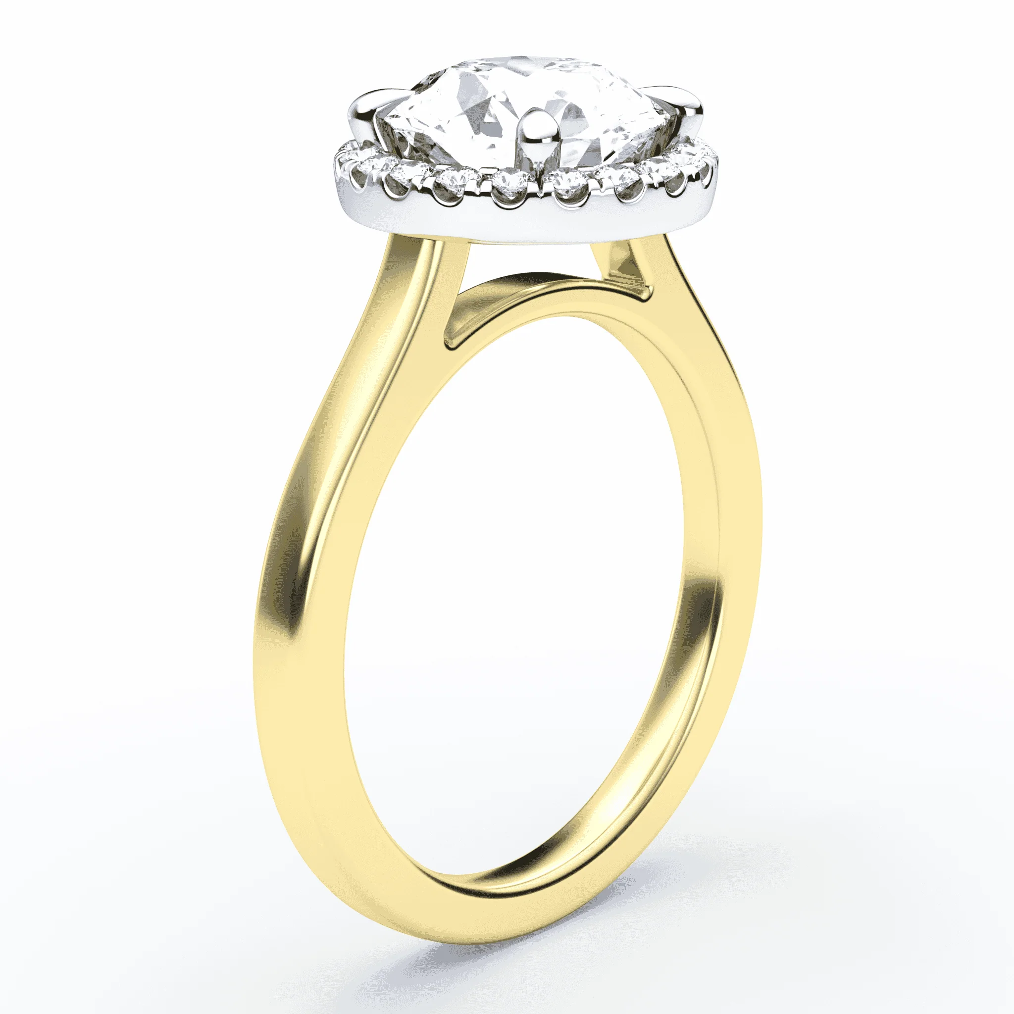 Halo Engagement Ring - Image 2