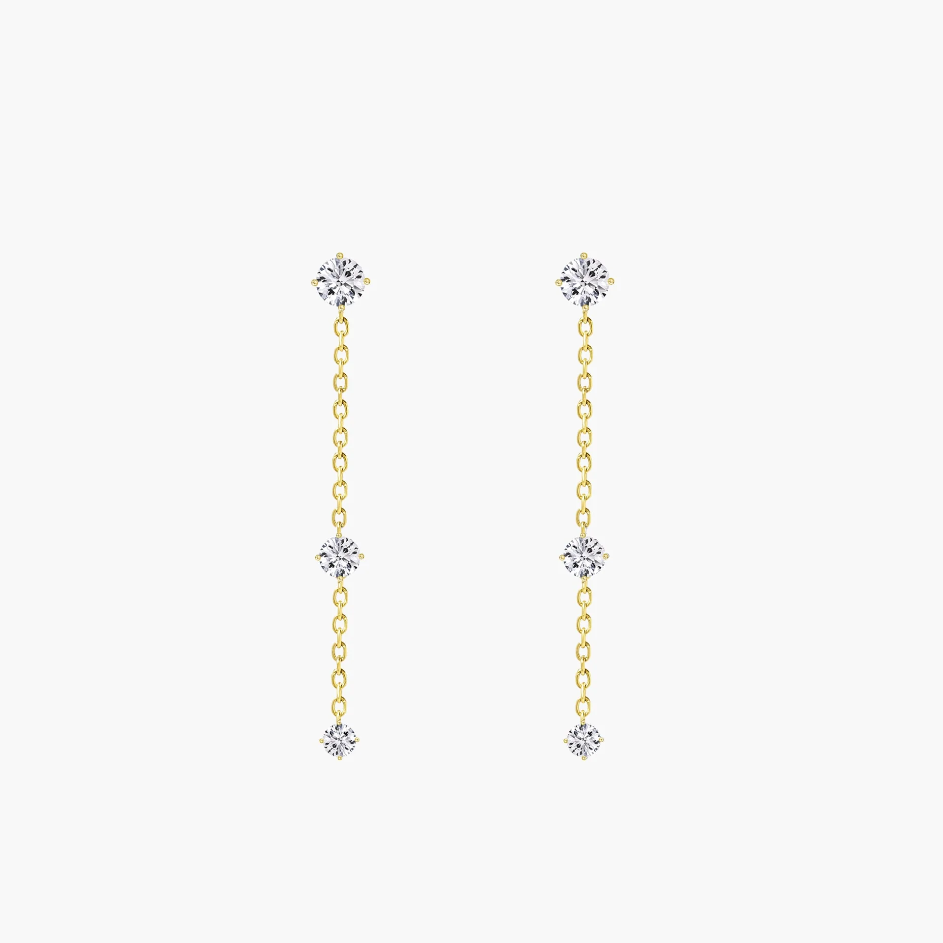 Diamond Drop Earrings