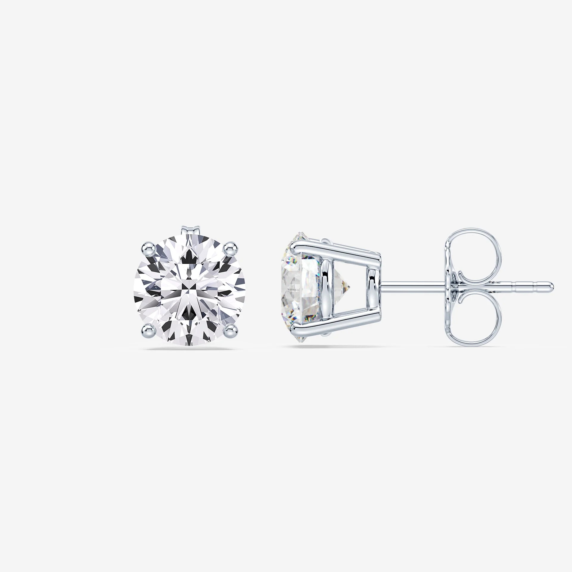 Lab Diamond Studs 1.5ctw - Image 2