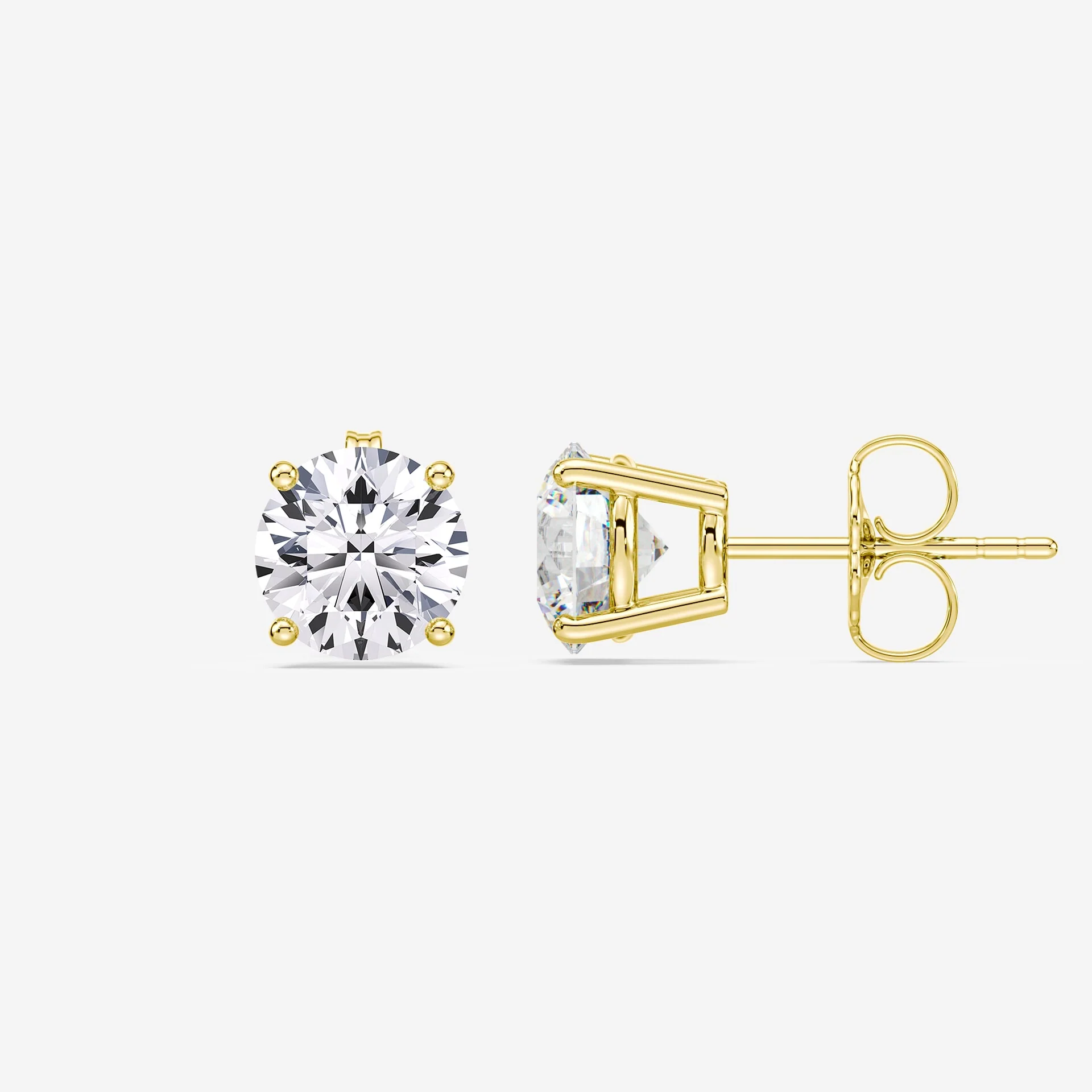 Lab Diamond Studs 1.5ctw - Image 2