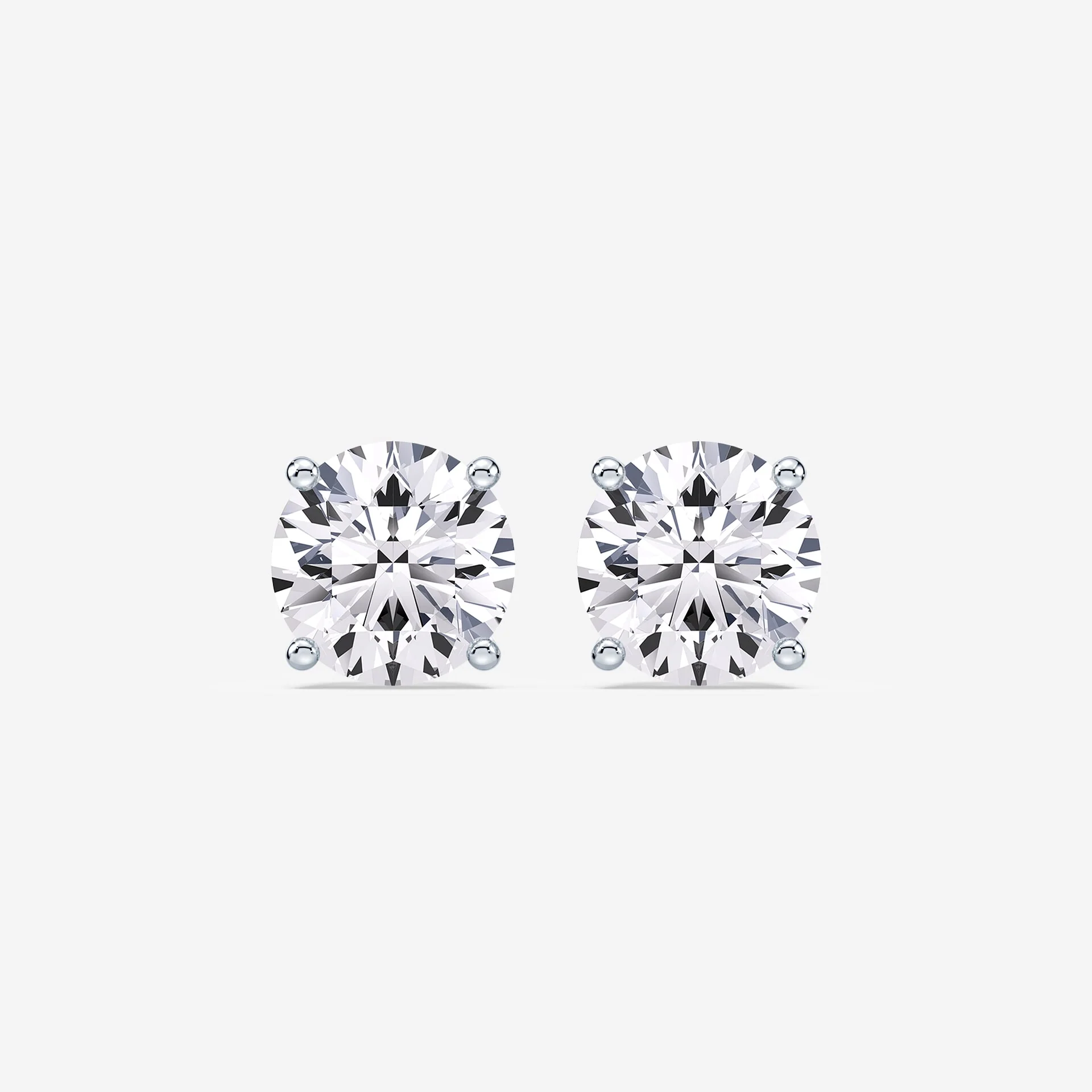 Lab Diamond Studs 2.5ctw