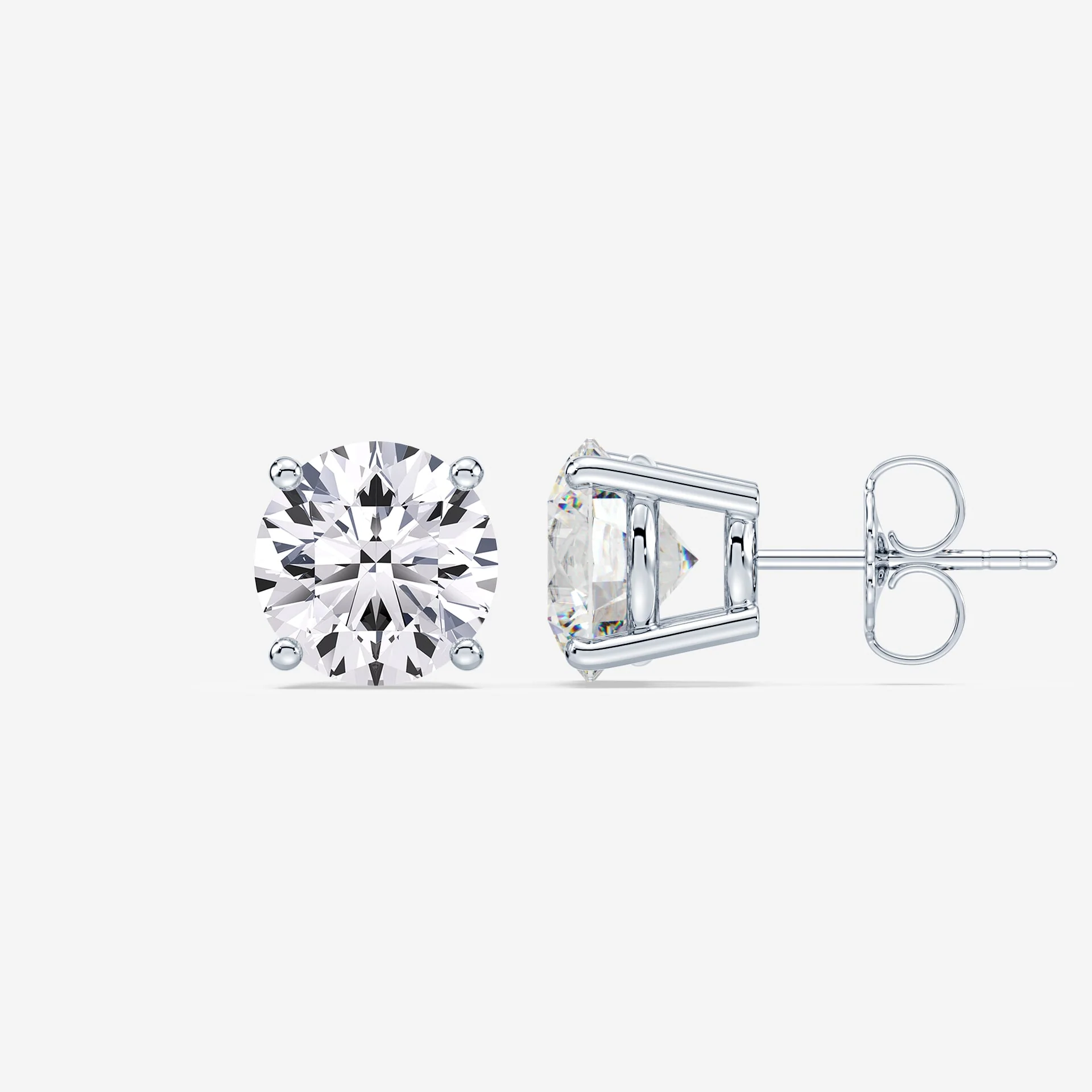Lab Diamond Studs 2.5ctw - Image 2