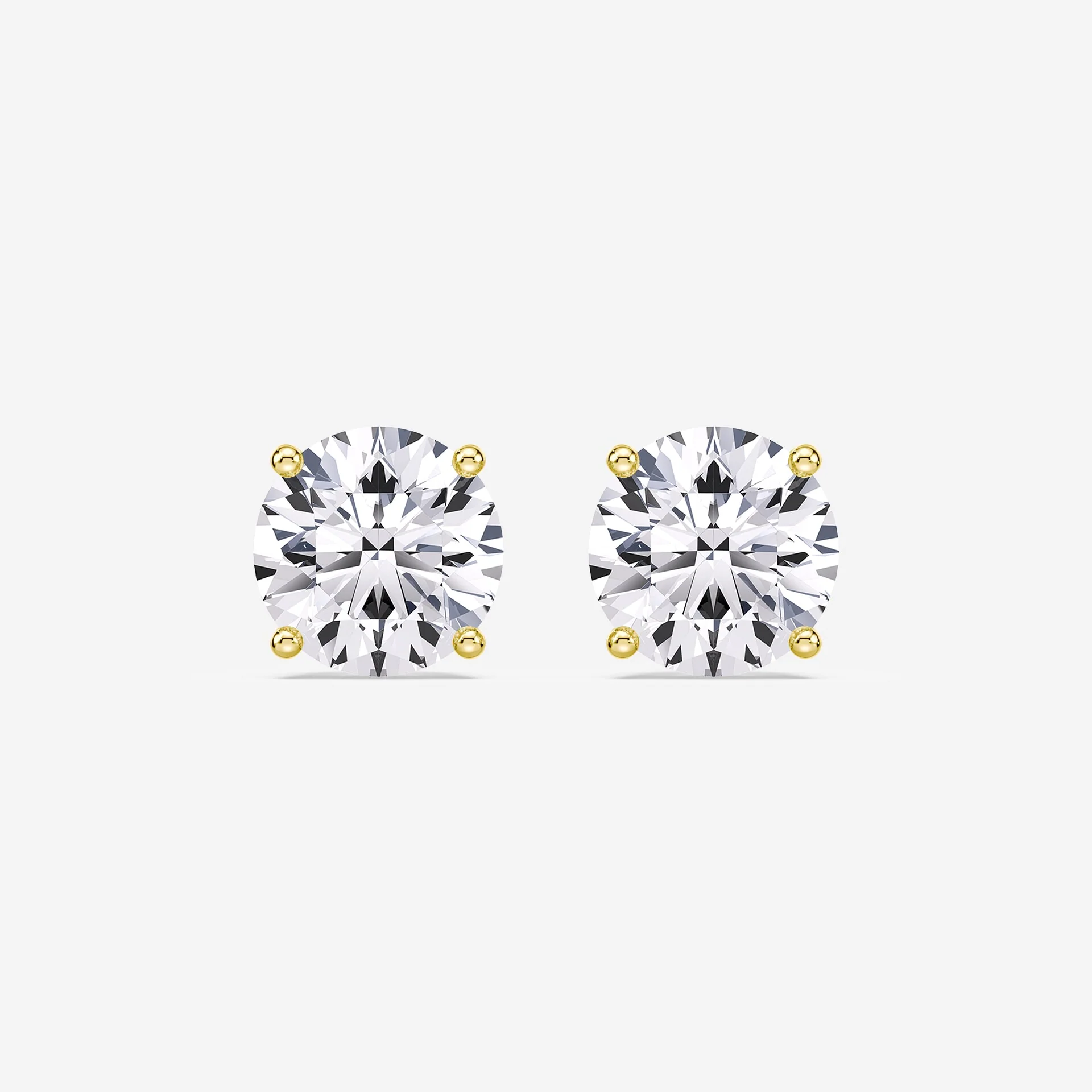 Lab Diamond Studs 4ctw