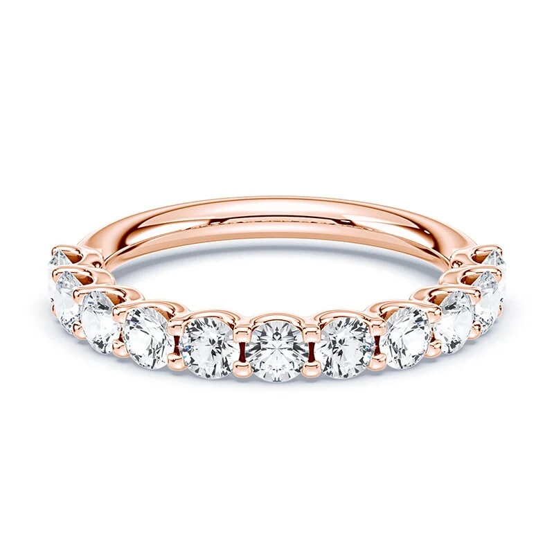 U-Prong Diamond Band