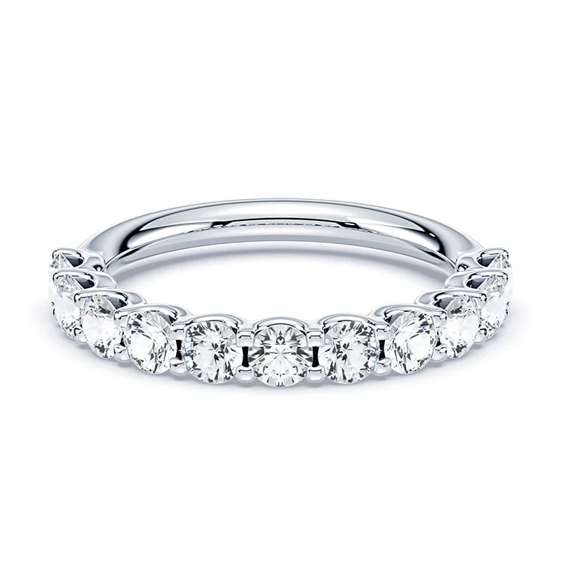U-Prong Diamond Band
