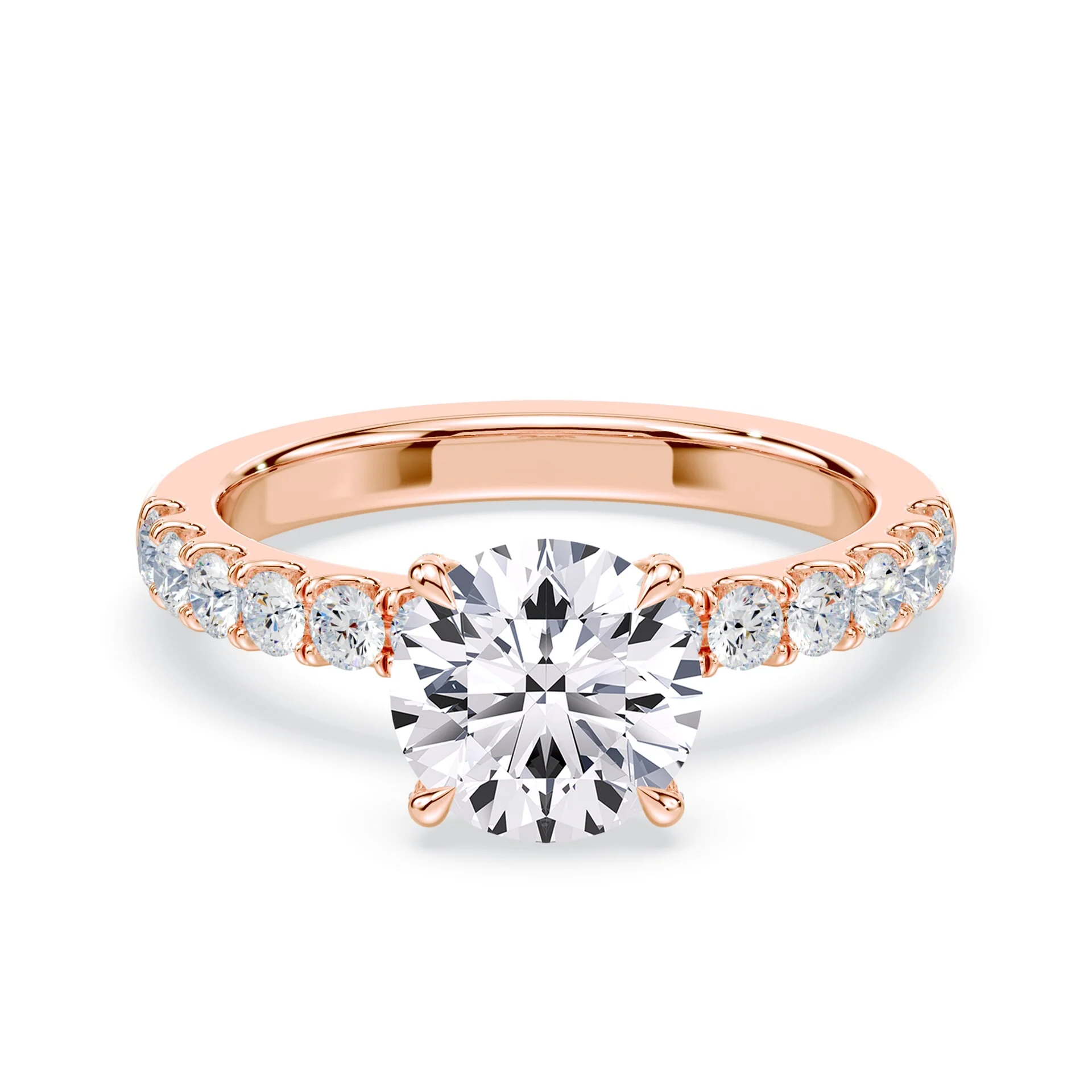 Allover Diamond Medium Band Ring