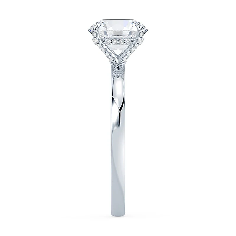 Pave Prongs Round Solitaire - Image 3