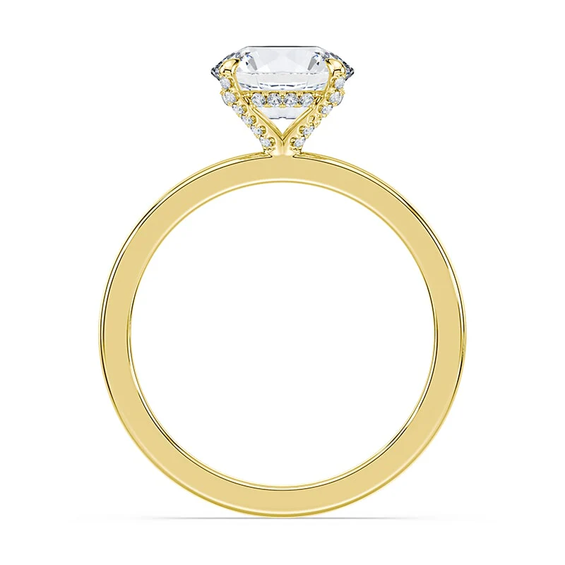Pave Prongs Round Solitaire - Image 3
