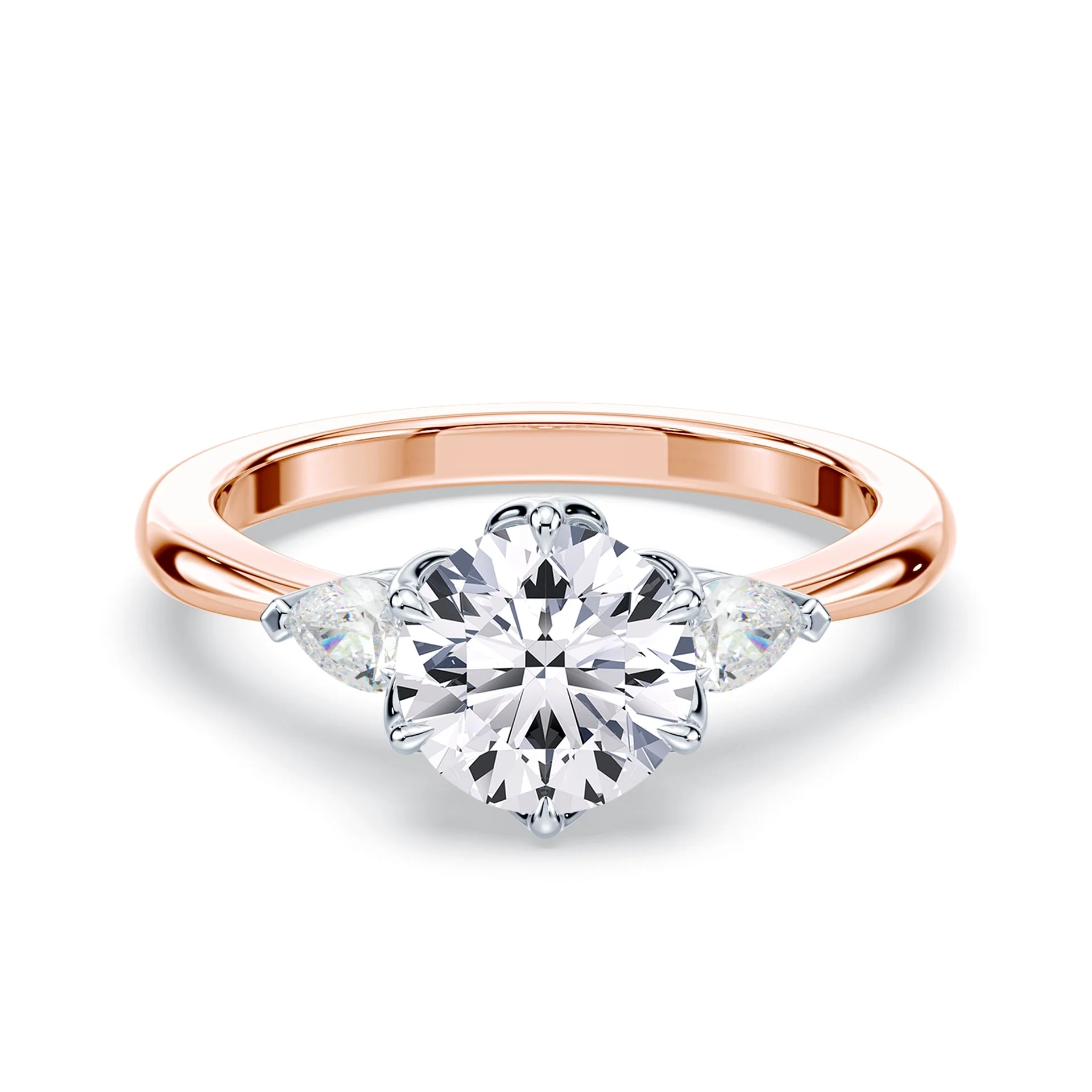 Tulip Accented Ring