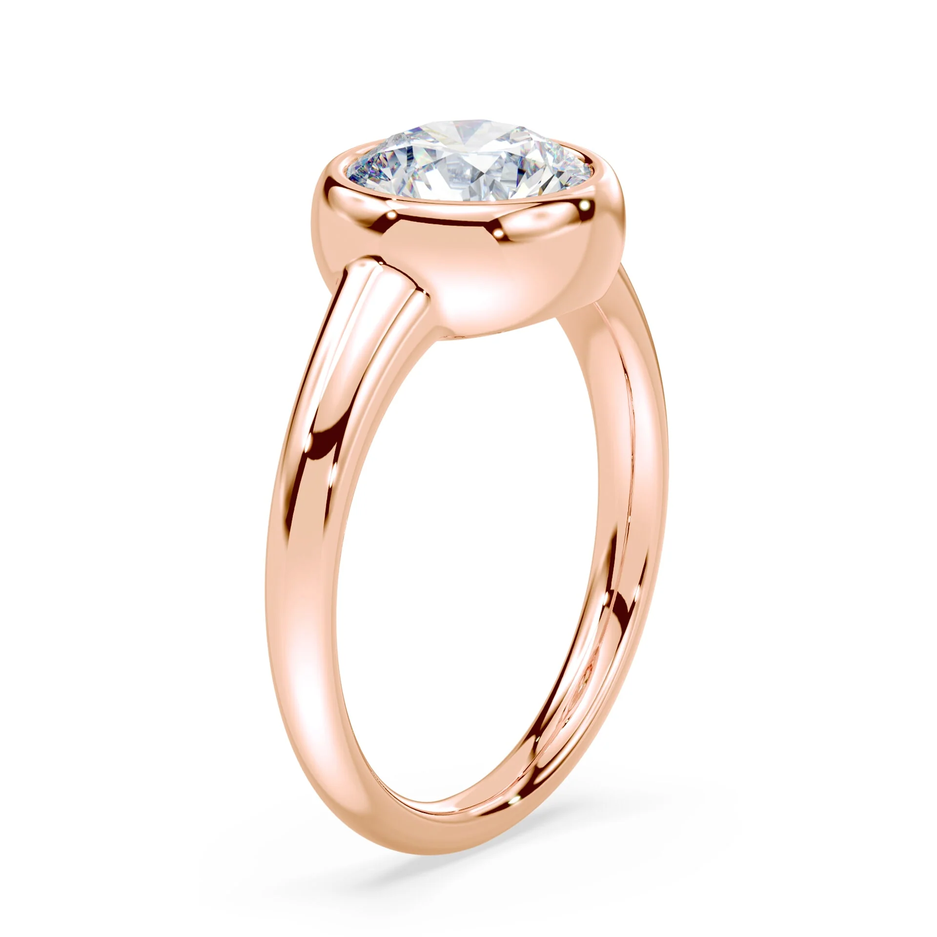 Wide Bezel Diamond Ring - Image 2