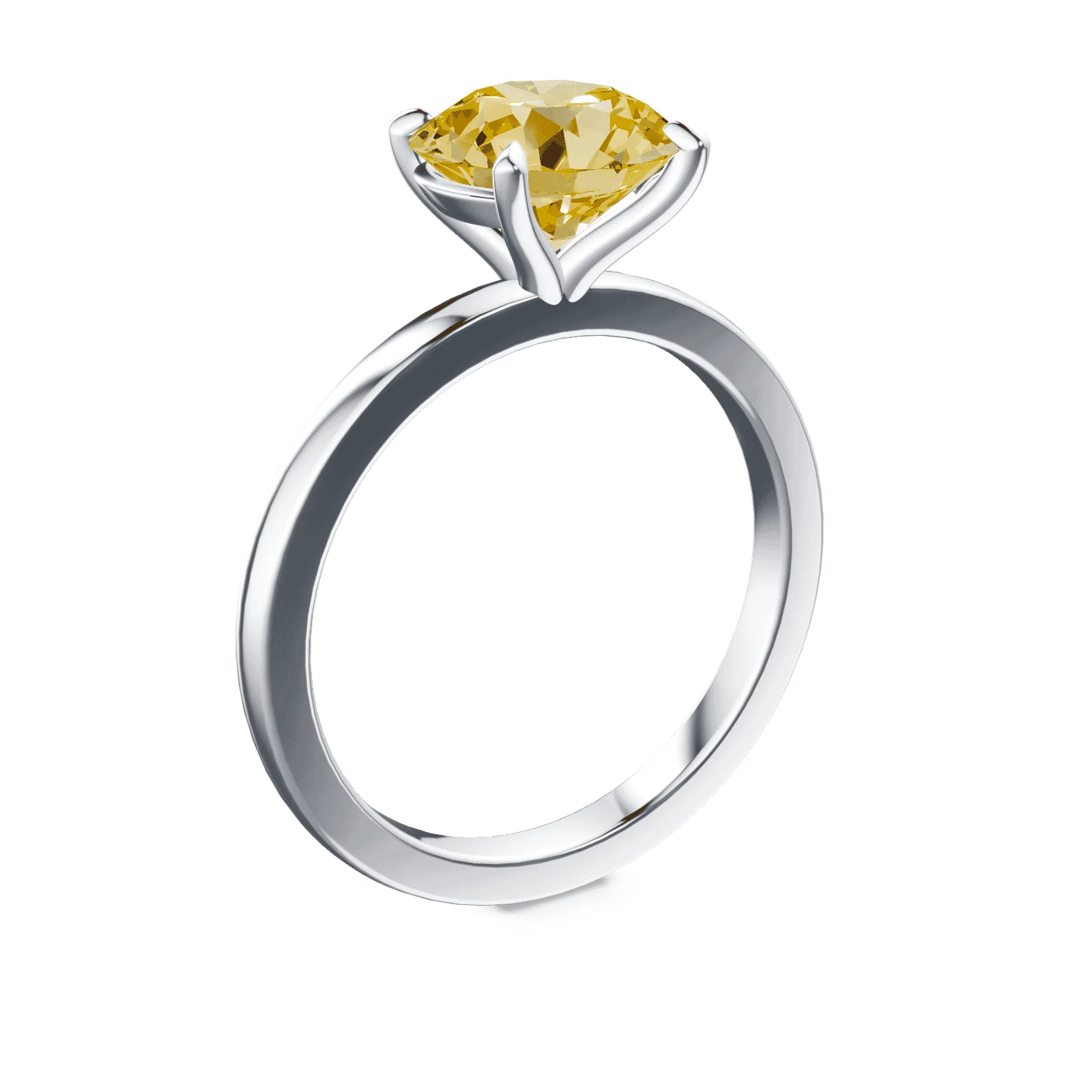 Yellow Diamond Ring - Image 2