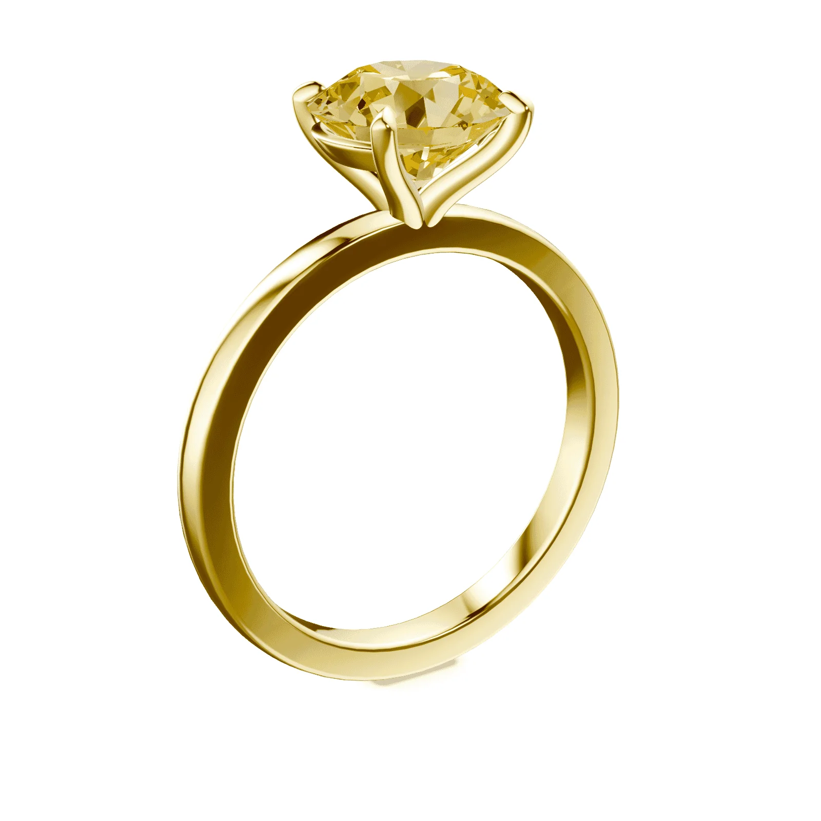 Yellow Diamond Ring - Image 2