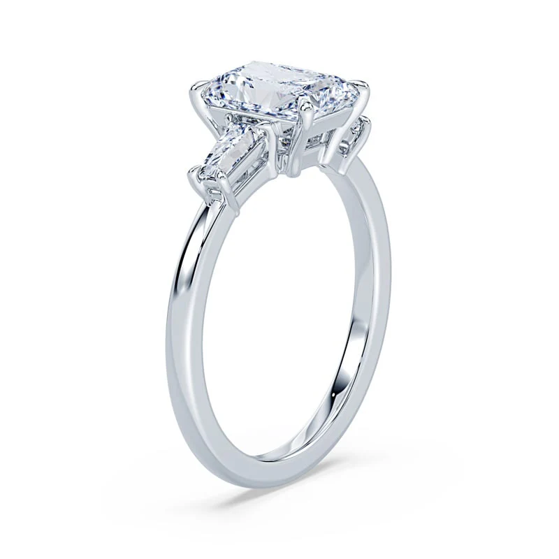 Three Stone Radiant Cut Ring - Image 2