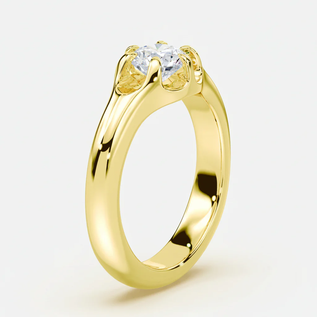 Buttercup Lab Diamond Pinky Ring - Image 4