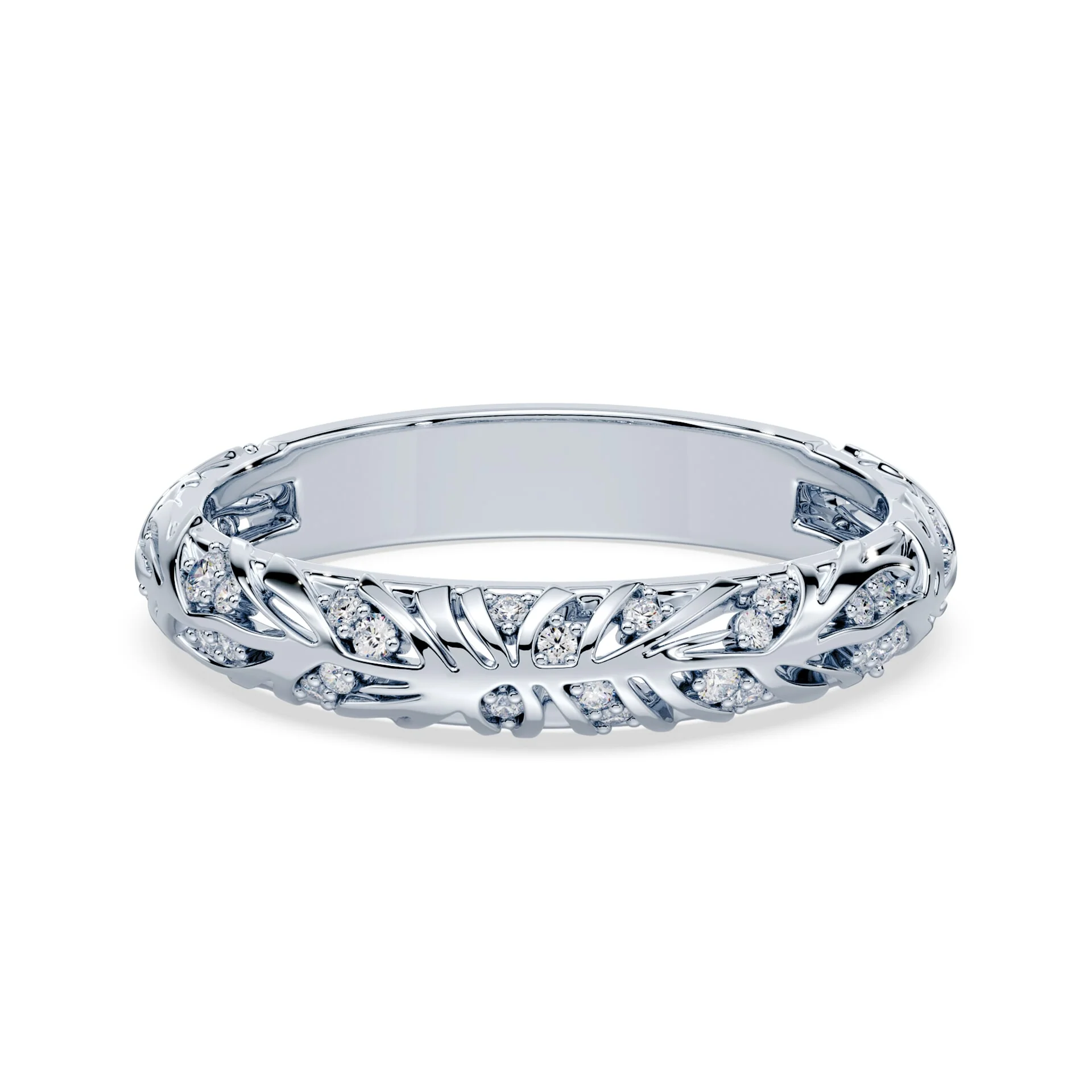 Vintage-Inspired Petal Filigree Band