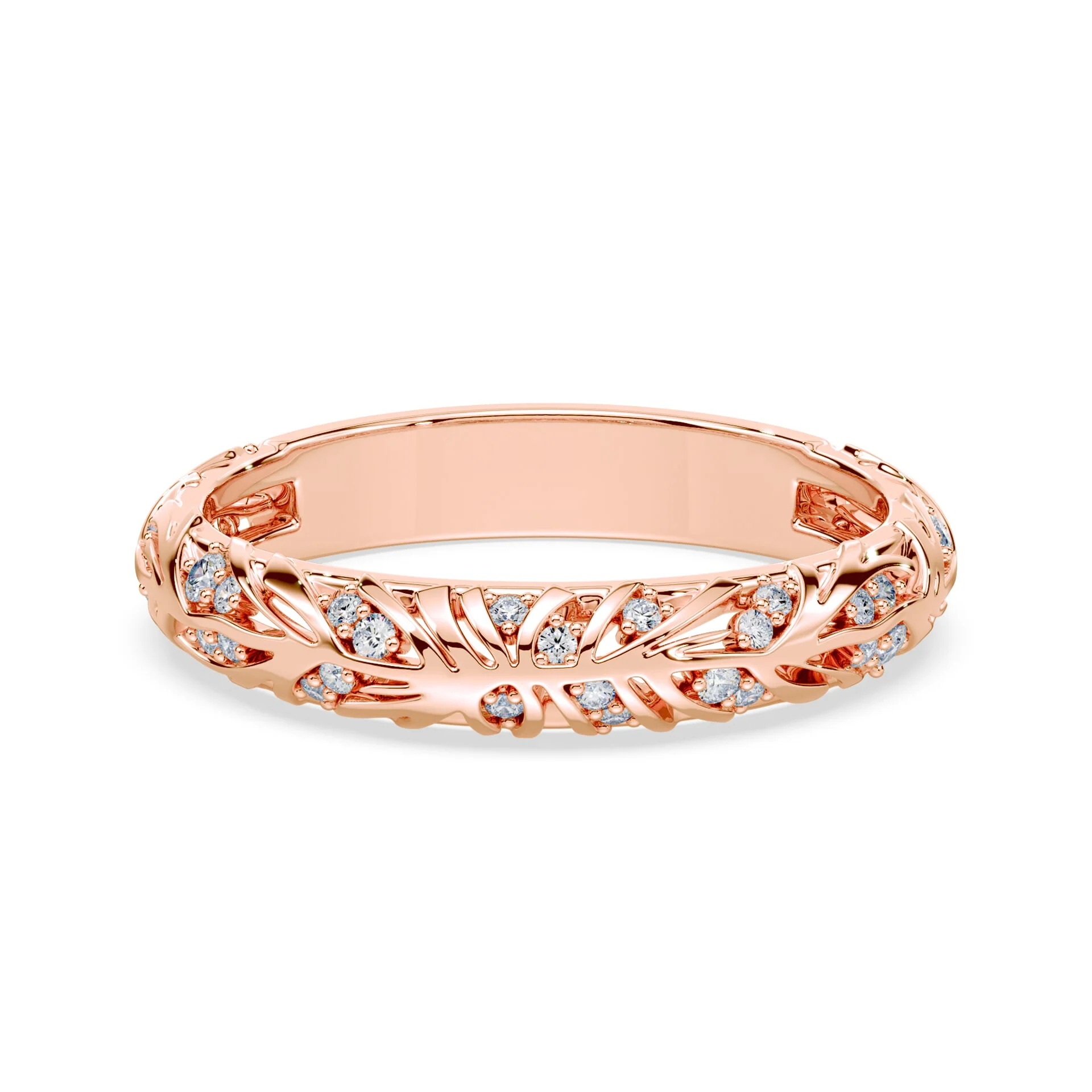 Vintage-Inspired Petal Filigree Band