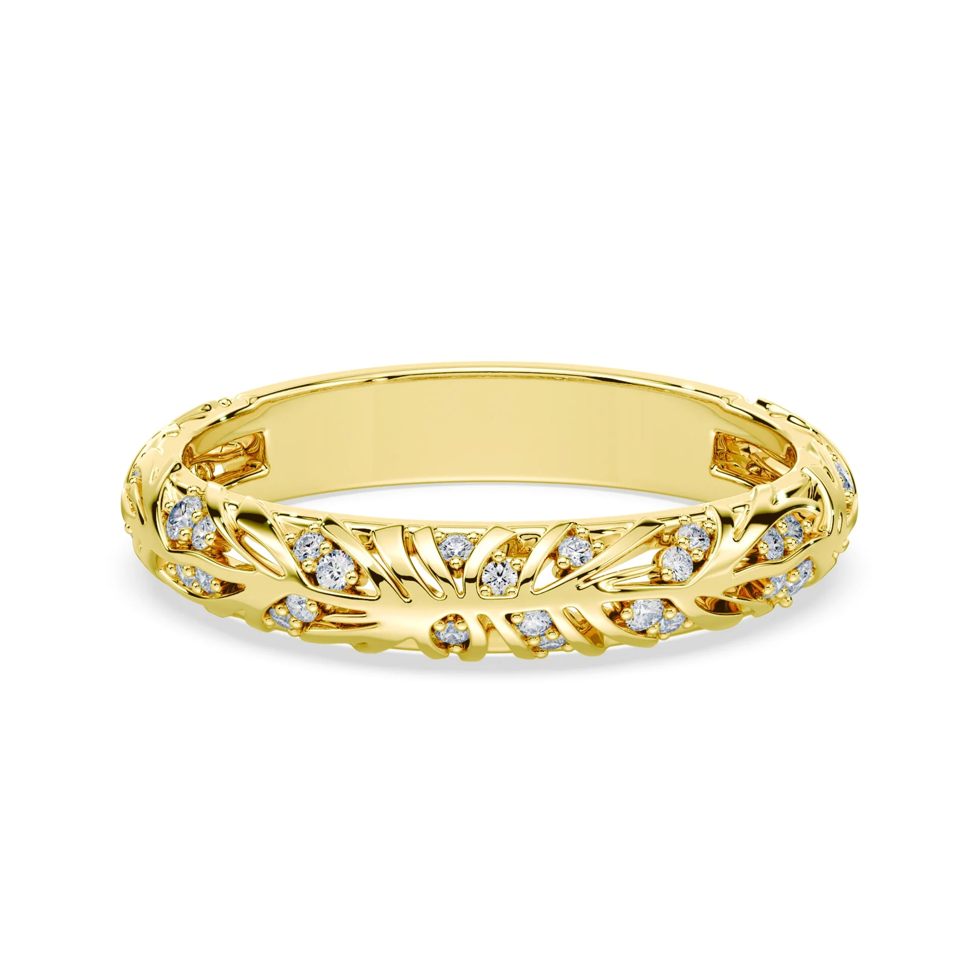 Vintage-Inspired Petal Filigree Band
