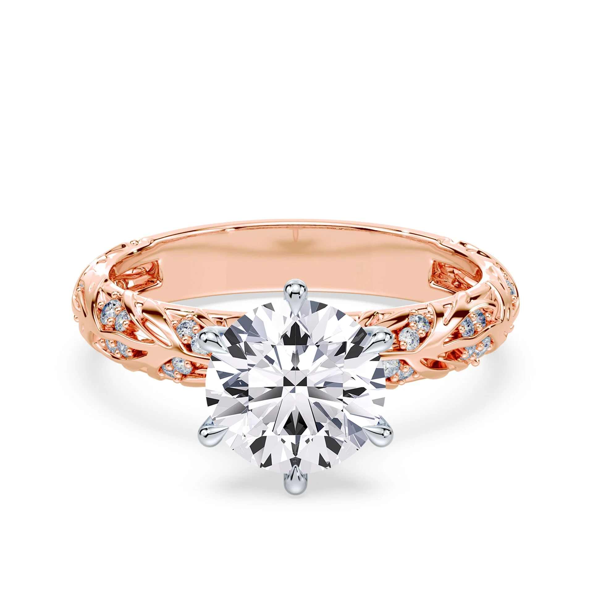 Vintage-Inspired Petal Filigree Ring