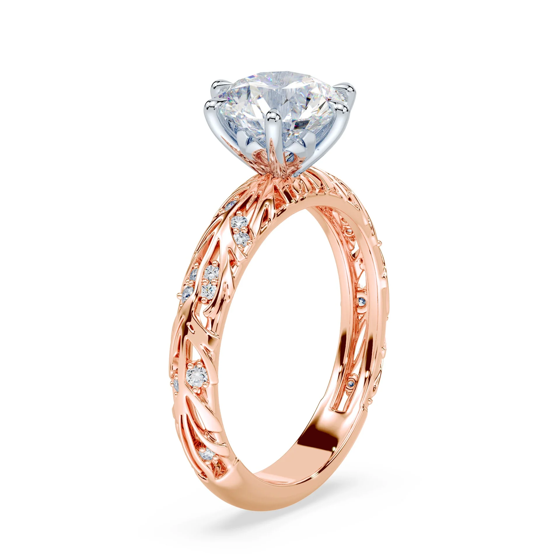 Vintage-Inspired Petal Filigree Ring - Image 2