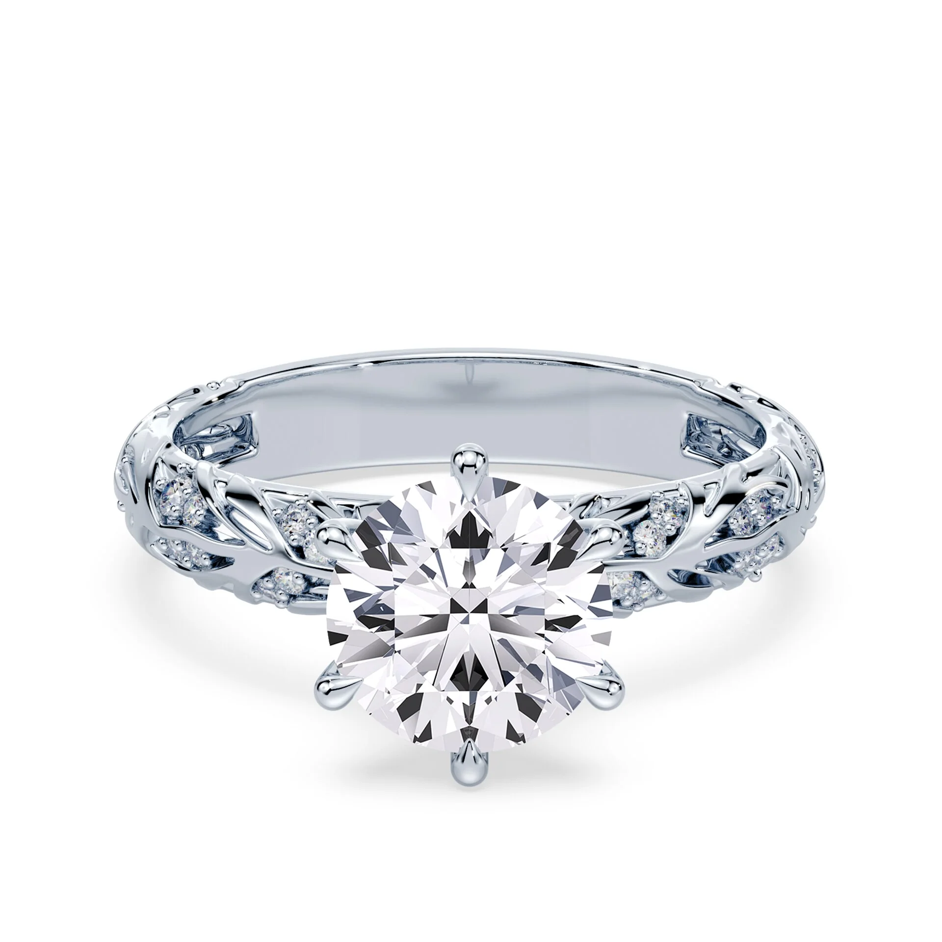 Vintage-Inspired Petal Filigree Ring