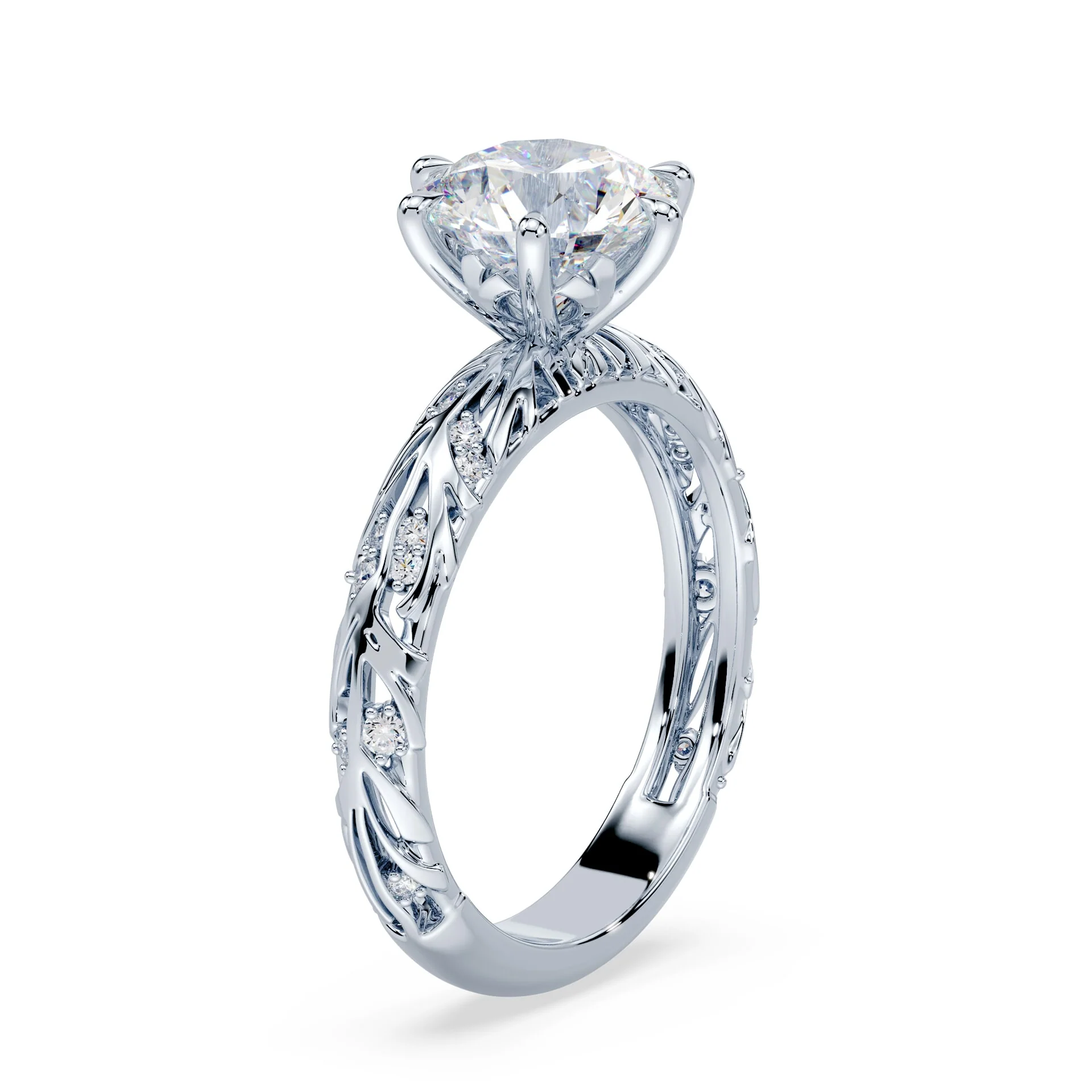 Vintage-Inspired Petal Filigree Ring - Image 2